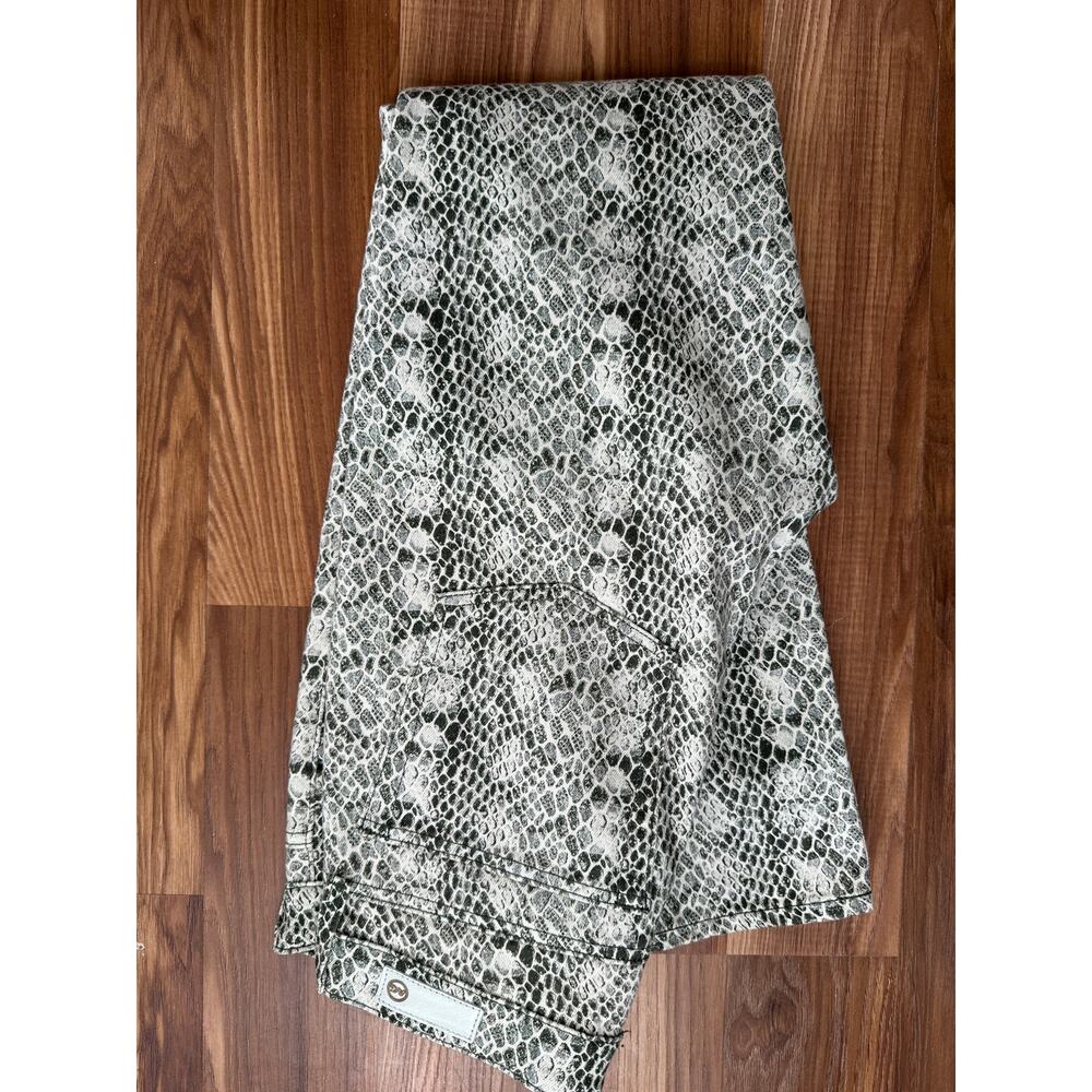 Adriano Goldschmied The Mari High Rise Straight Jeans In Python - Picture 9 of 9